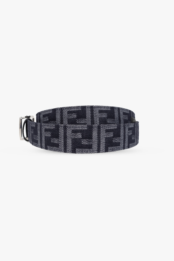 Mens white clearance fendi belt